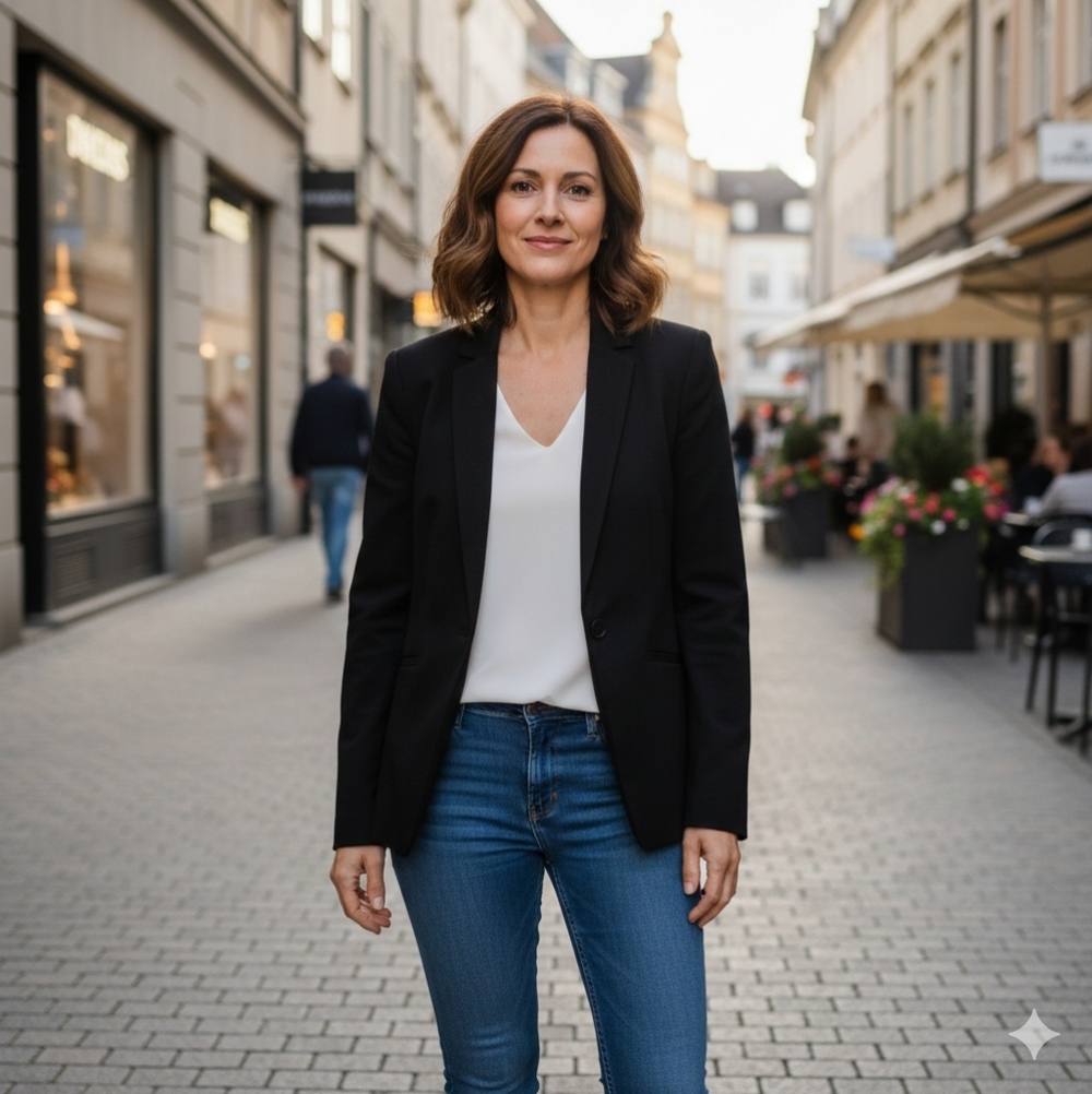 H&M Classic Black Blazer for Women